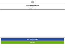 Tablet Screenshot of hunanranchaustin.com